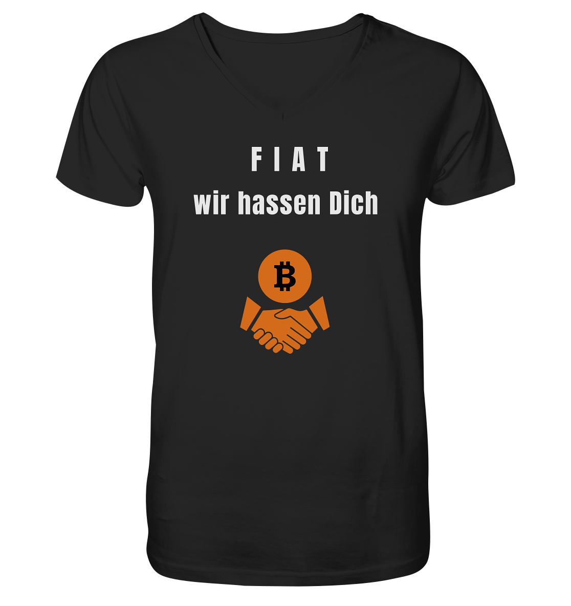 F I A T wir hassen Dich - V-Neck Shirt