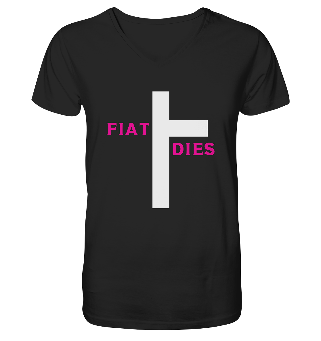 FIAT DIES - V-Neck Shirt