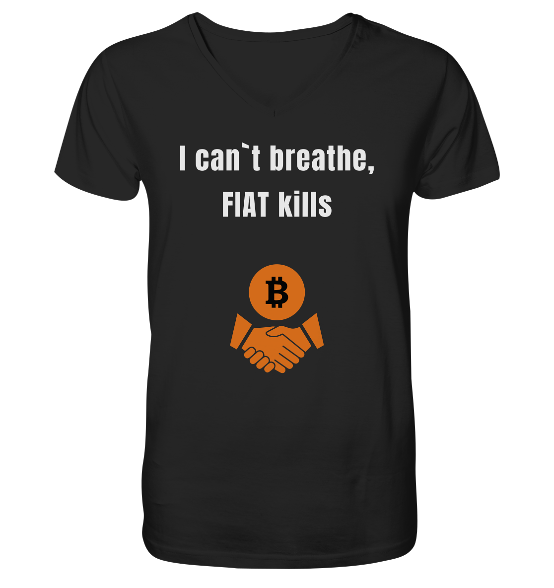 I can`t breathe, FIAT kills - V-Neck Shirt