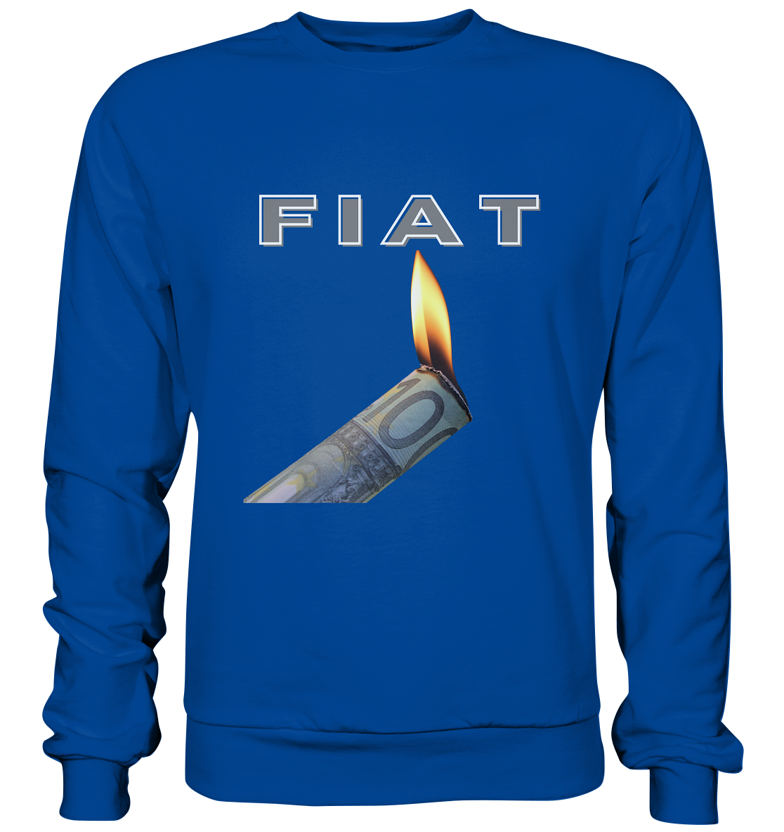 Fiat verbrennt Deine Zukunft - Basic Sweatshirt