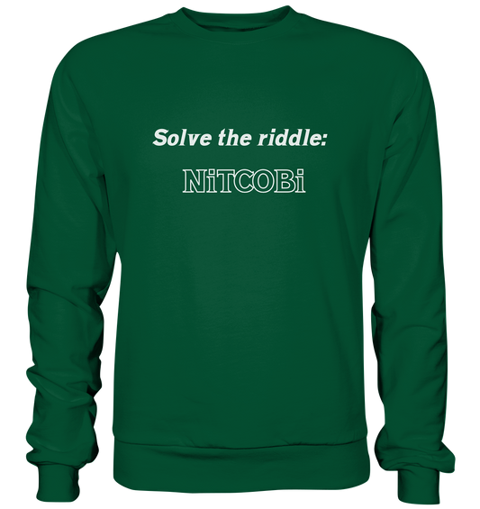 SOLVE THE RIDDLE - NiTCOBi - Basic Sweatshirt