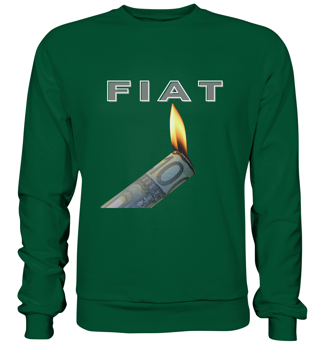 Fiat verbrennt Deine Zukunft - Basic Sweatshirt