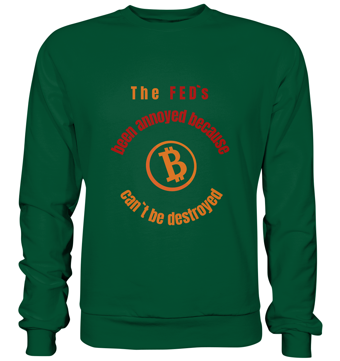 The FEDs been annoyed, BTC cant be destroyed - Basic Sweatshirt