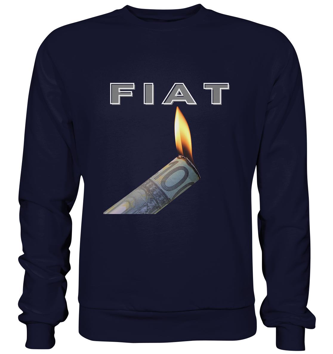 Fiat verbrennt Deine Zukunft - Basic Sweatshirt