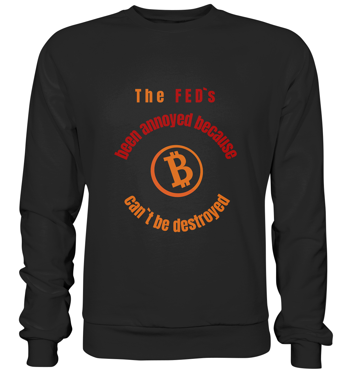 The FEDs been annoyed, BTC cant be destroyed - Basic Sweatshirt