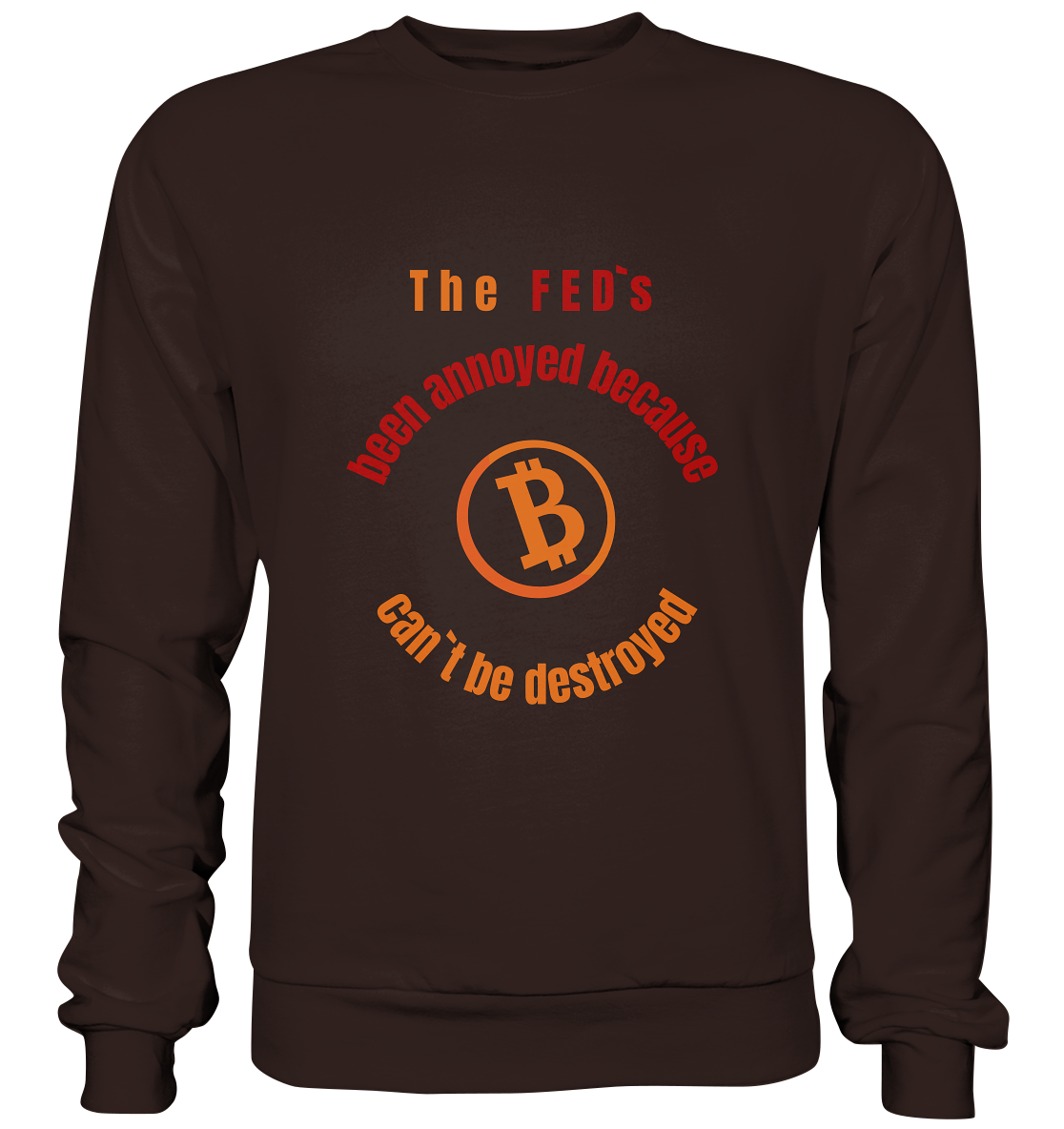 The FEDs been annoyed, BTC cant be destroyed - Basic Sweatshirt