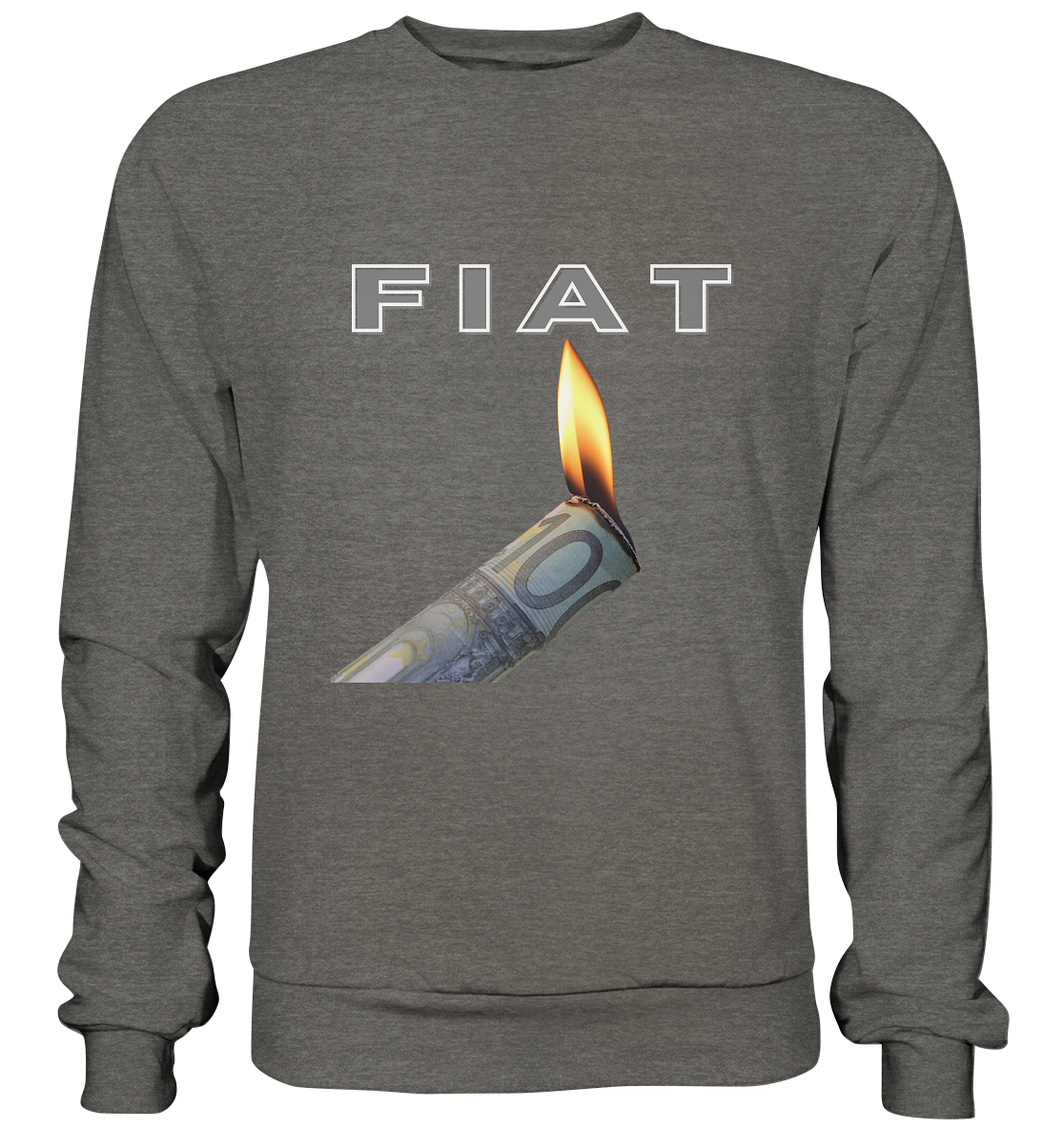 Fiat verbrennt Deine Zukunft - Basic Sweatshirt