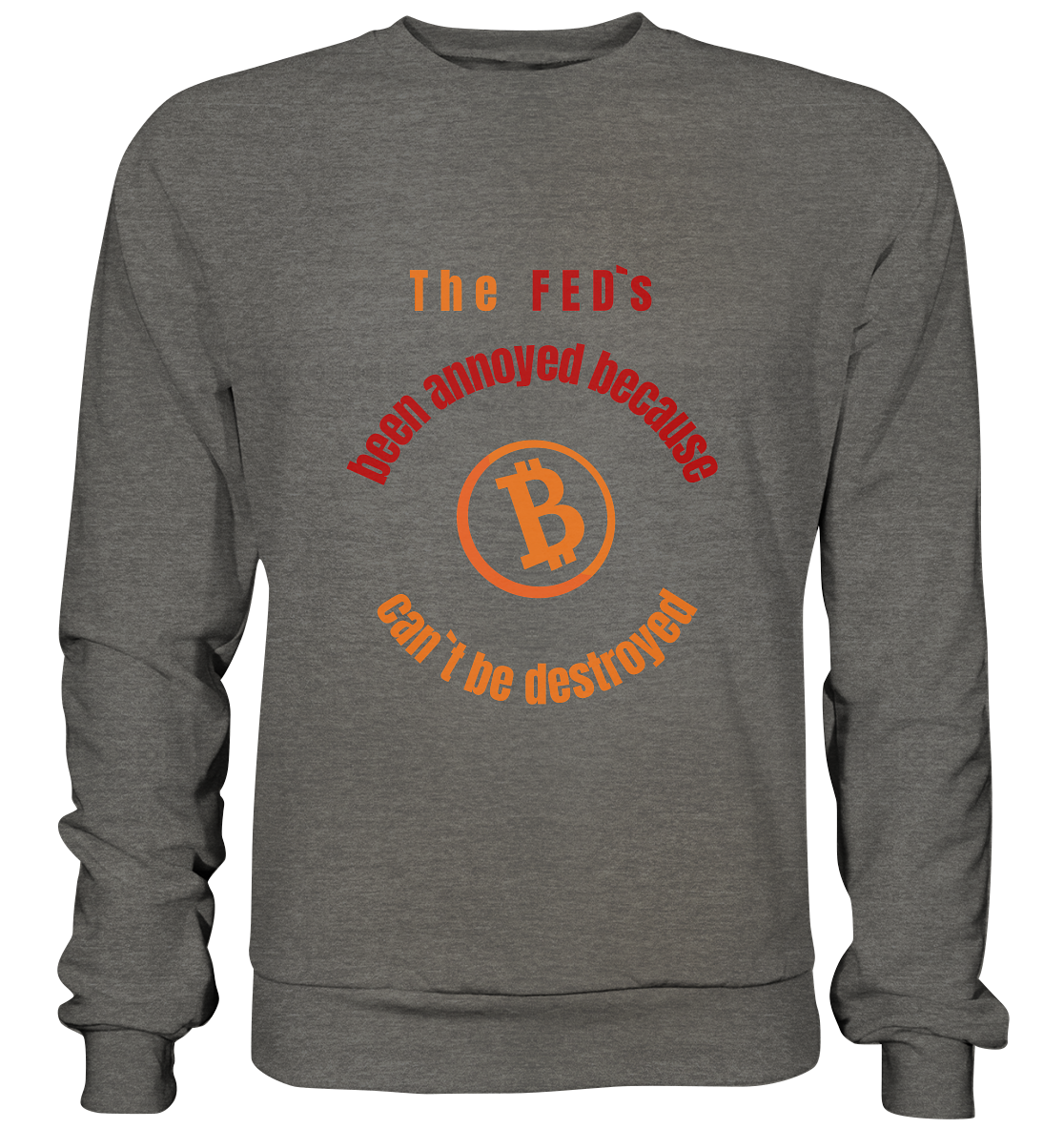 The FEDs been annoyed, BTC cant be destroyed - Basic Sweatshirt