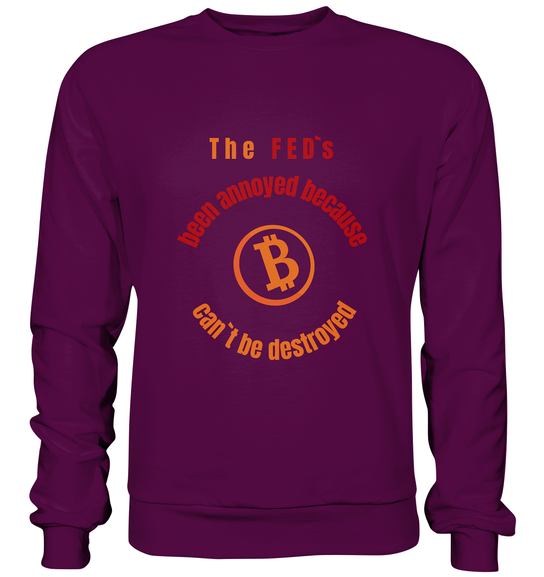 The FEDs been annoyed, BTC cant be destroyed - Basic Sweatshirt