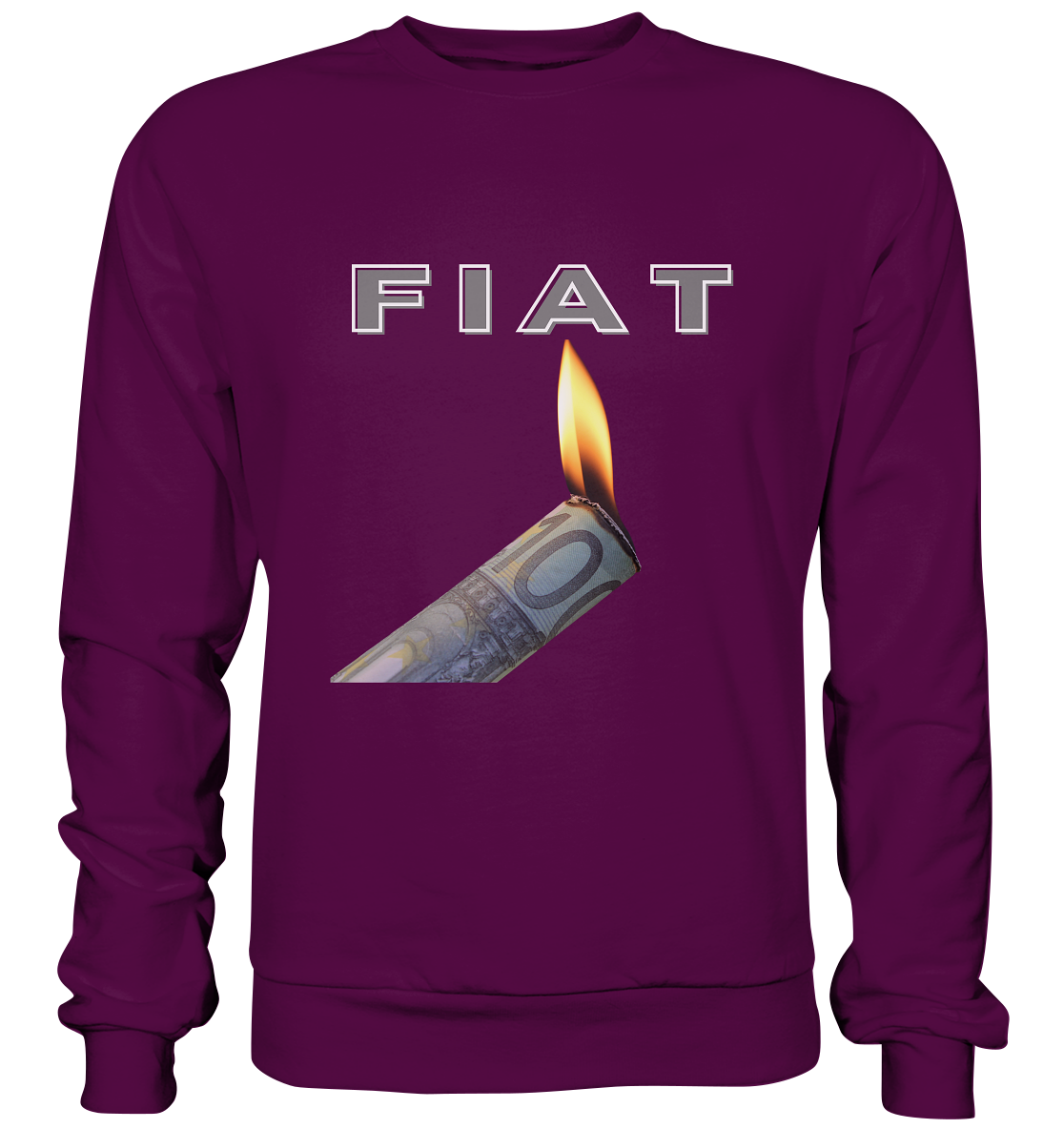 Fiat verbrennt Deine Zukunft - Basic Sweatshirt