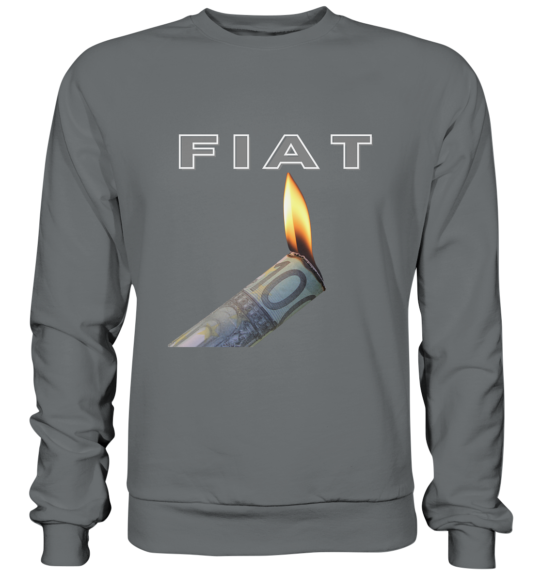 Fiat verbrennt Deine Zukunft - Basic Sweatshirt