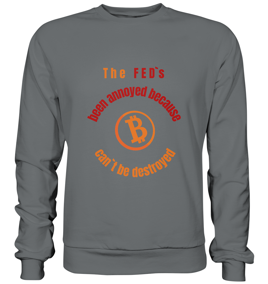 The FEDs been annoyed, BTC cant be destroyed - Basic Sweatshirt