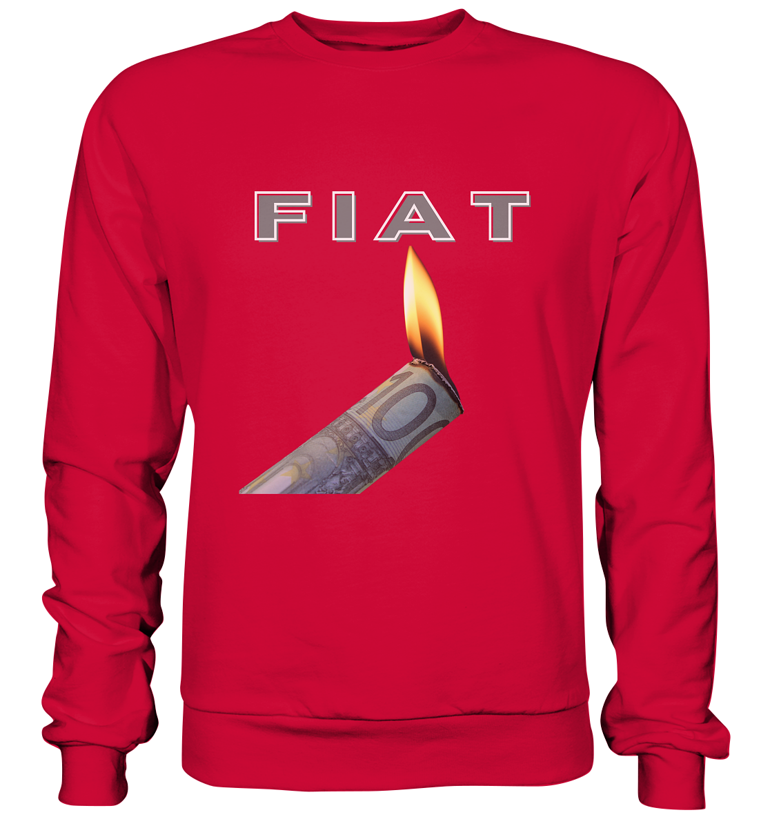 Fiat verbrennt Deine Zukunft - Basic Sweatshirt