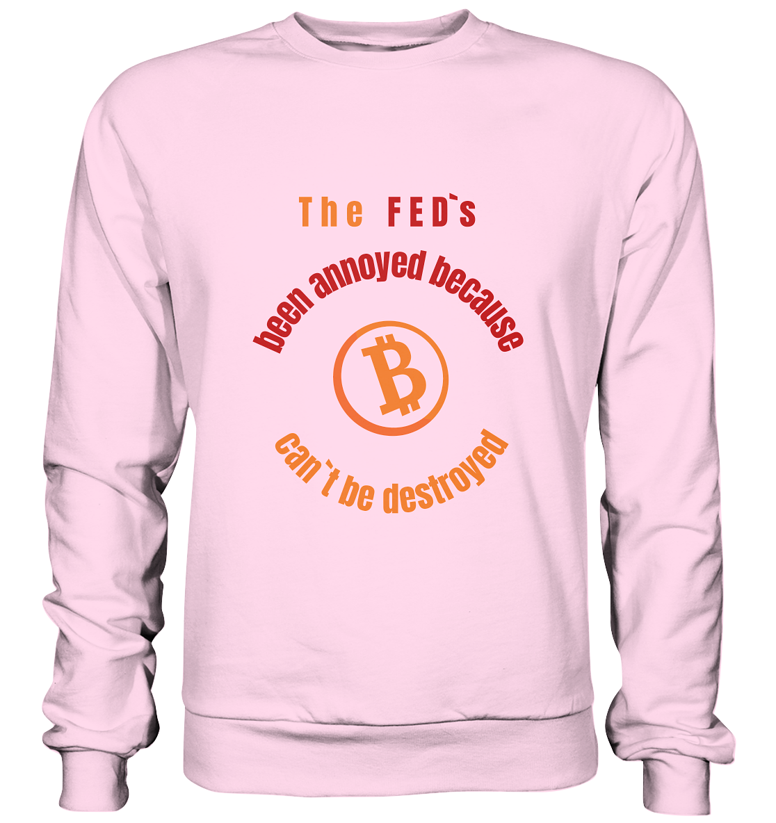 The FEDs been annoyed, BTC cant be destroyed - Basic Sweatshirt