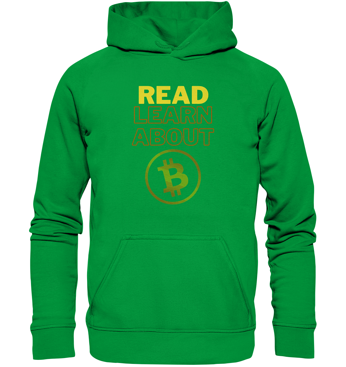 READ - LEARN ABOUT - BTC-Symbol - Basic Unisex Hoodie