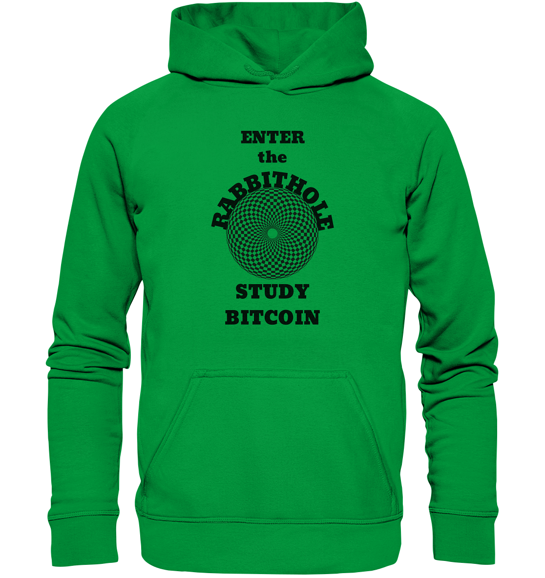 ENTER the RABBITHOLE - STUDY BITCOIN # Ladies Collection 21% Rabatt bis zum Halving 2024  - Basic Unisex Hoodie