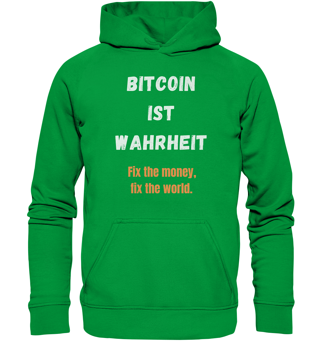 BITCOIN IST WAHRHEIT - Fix the money, fix the world - LADIES COLLECTION 21% automat. Rabatt bis zum Halving 2024   - Basic Unisex Hoodie