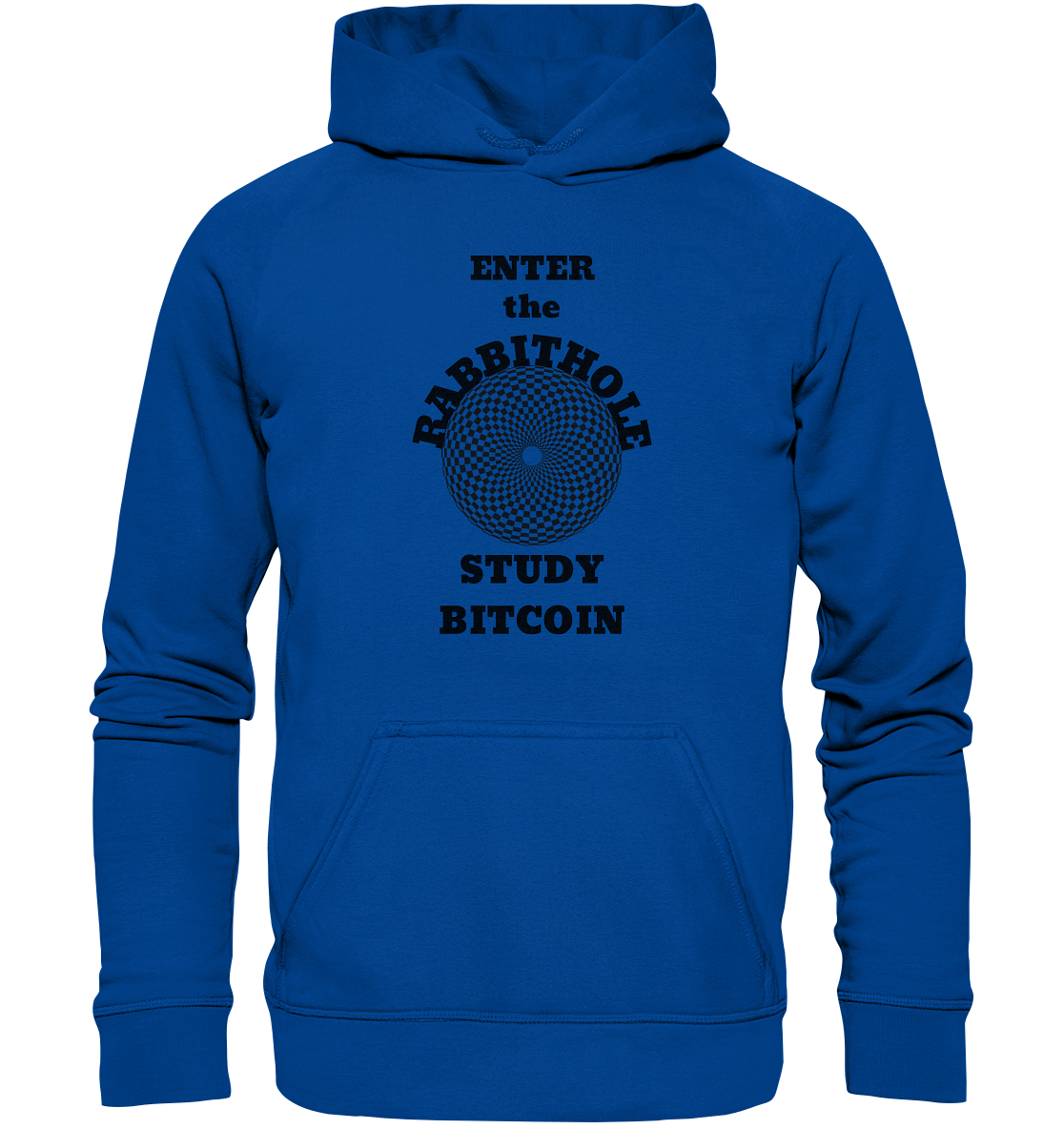 ENTER the RABBITHOLE - STUDY BITCOIN # Ladies Collection 21% Rabatt bis zum Halving 2024  - Basic Unisex Hoodie