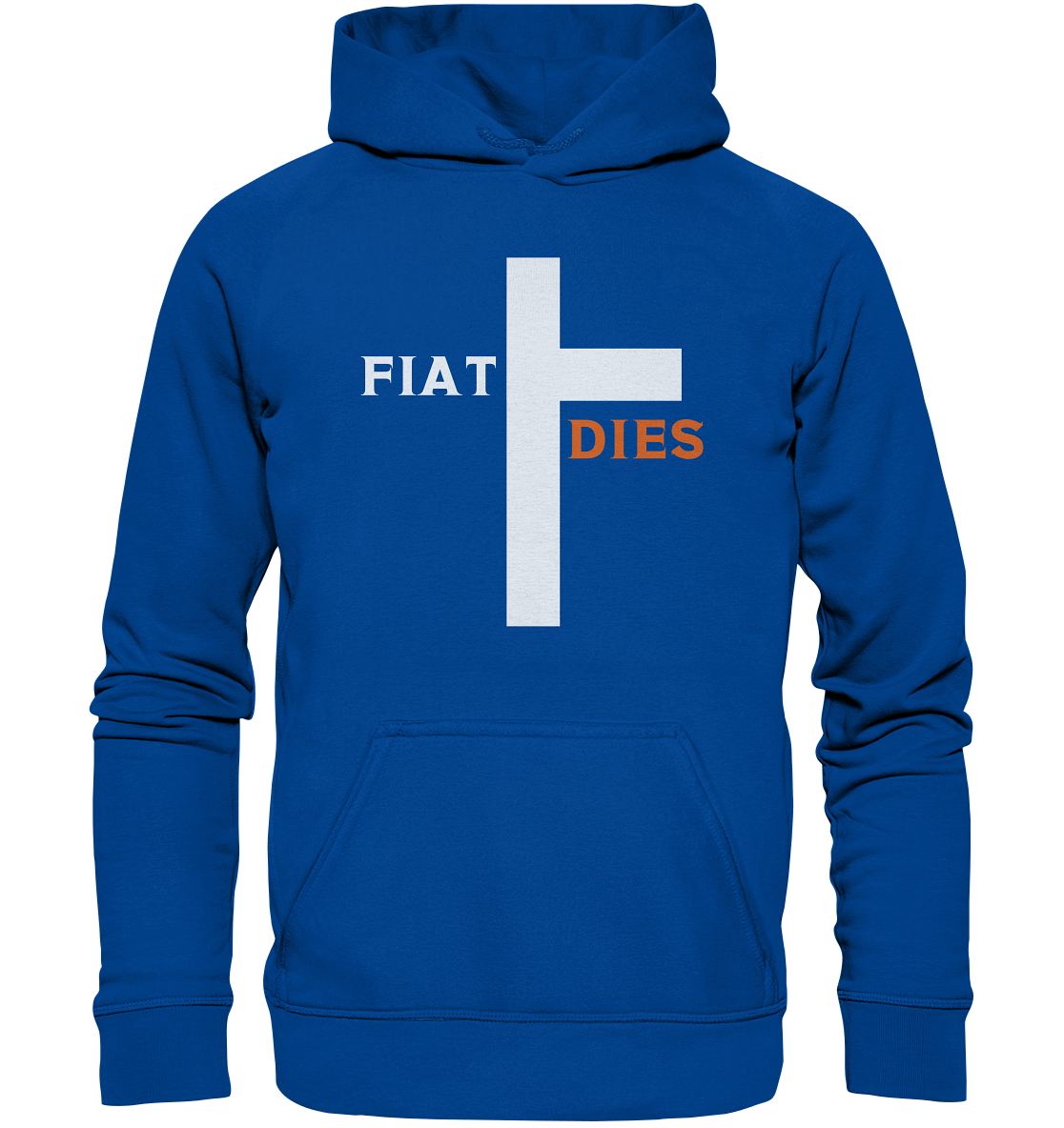 FIAT DIES (weiss / orange) - Ladies Collection - Basic Unisex Hoodie