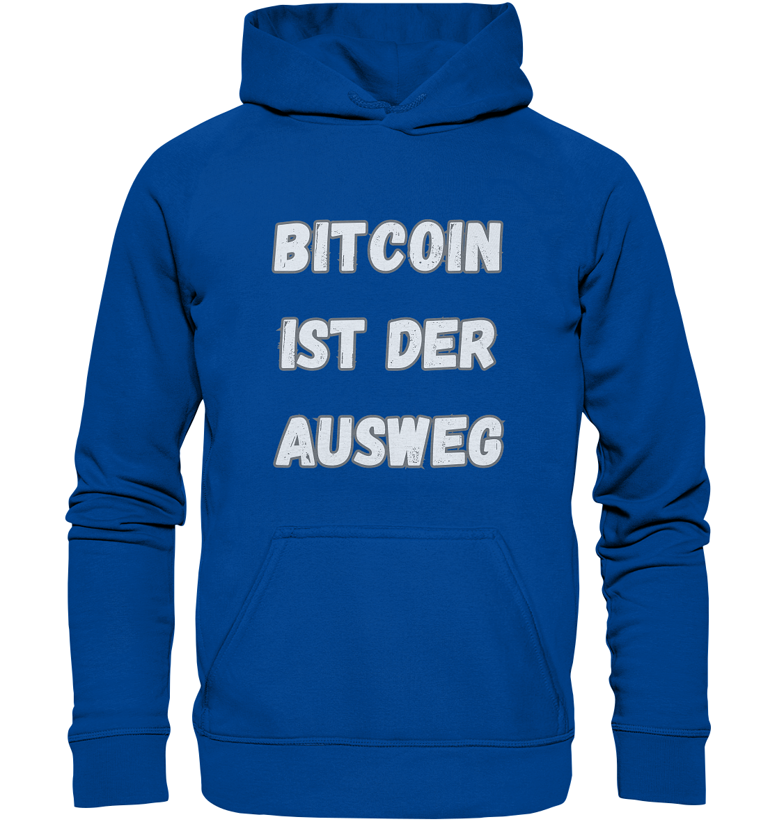 BITCOIN IST DER AUSWEG - Basic Unisex Hoodie