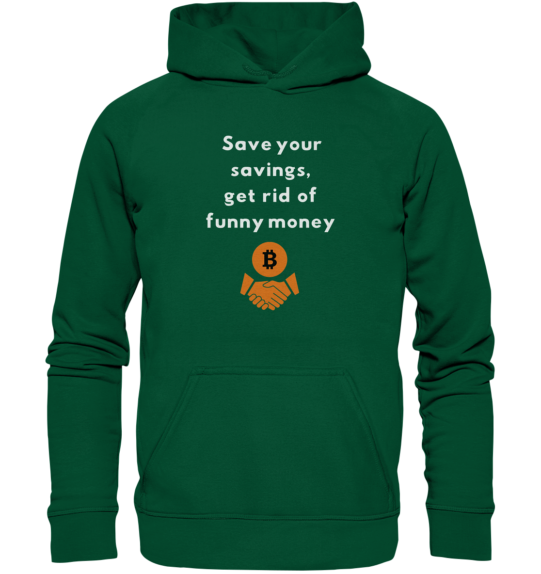 Save your savings, get rid of funny money (Ladies Collection 21% Rabatt bis zum Halving 2024) - Basic Unisex Hoodie