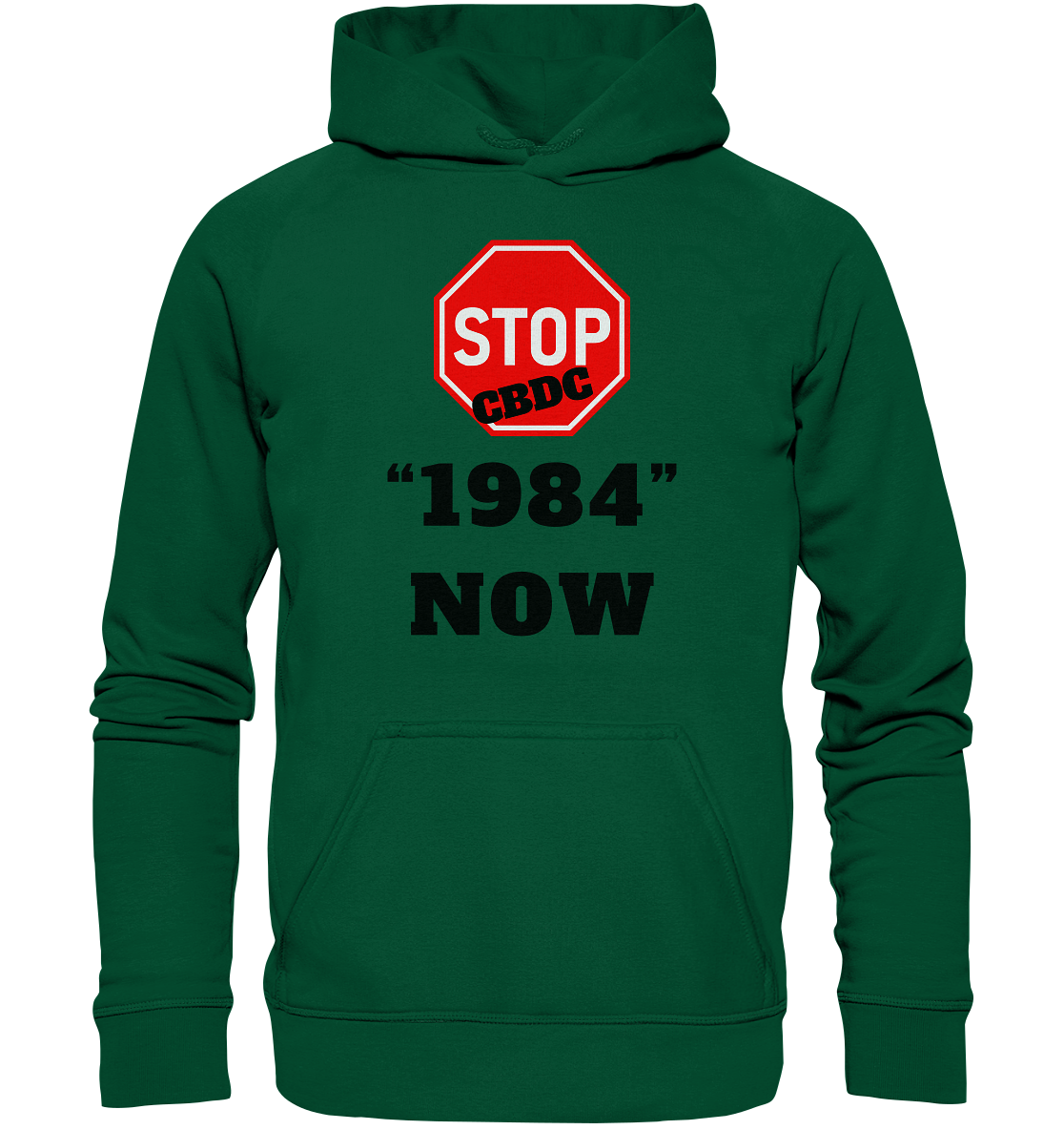 STOP CBDC "1984" NOW - Basic Unisex Hoodie