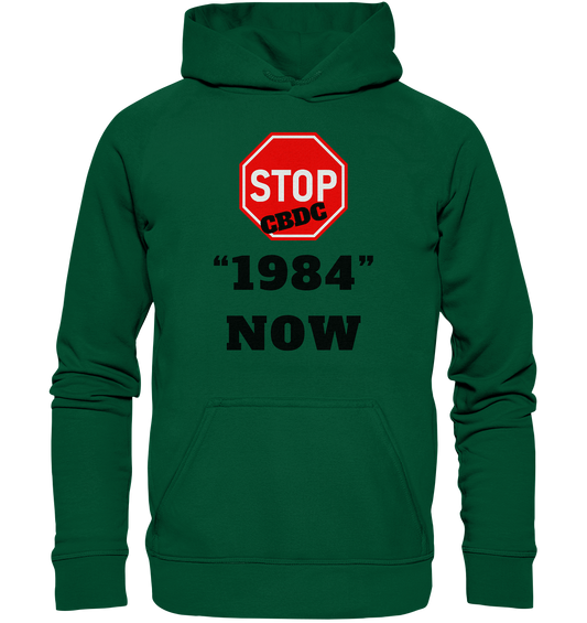 STOP CBDC "1984" NOW - Basic Unisex Hoodie