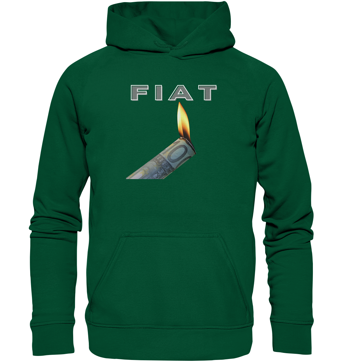 Fiat verbrennt Deine Zukunft - Basic Unisex Hoodie