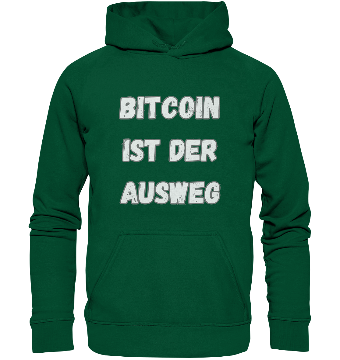 BITCOIN IST DER AUSWEG - LADIES COLLECTION 21% automat. Rabatt bis zum Halving 2024  - Basic Unisex Hoodie