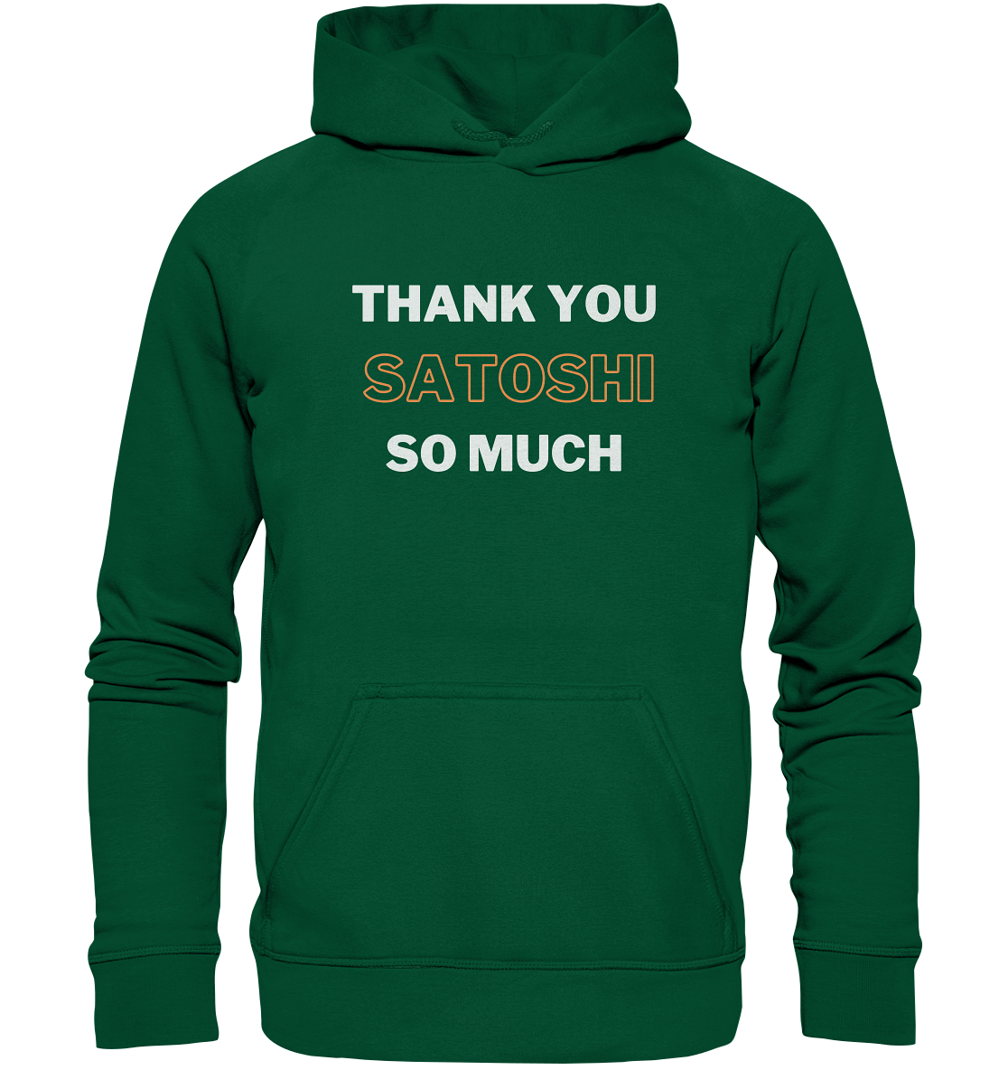 THANK YOU SO MUCH SATOSHI - LADIES COLLECTION 21% automat. Rabatt bis zum Halving 2024 - Basic Unisex Hoodie