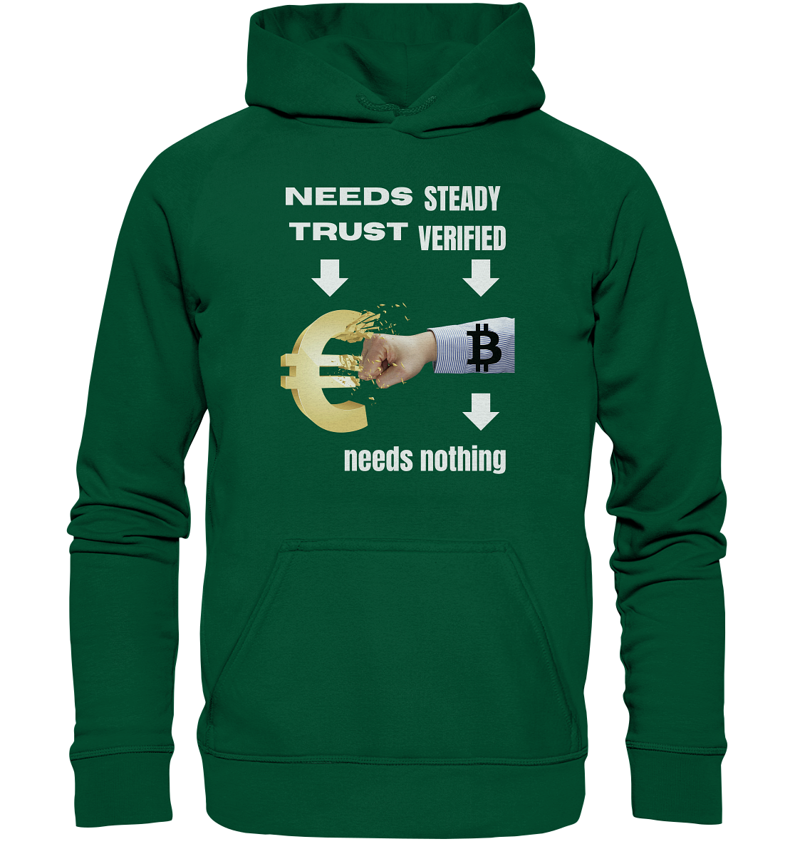 Needs TRUST / Needs NOTHING - Basic Unisex Hoodie