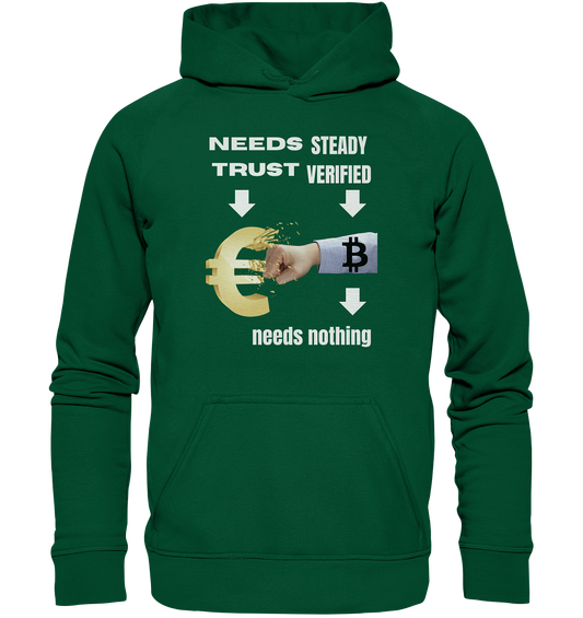 Needs TRUST / Needs NOTHING - Basic Unisex Hoodie