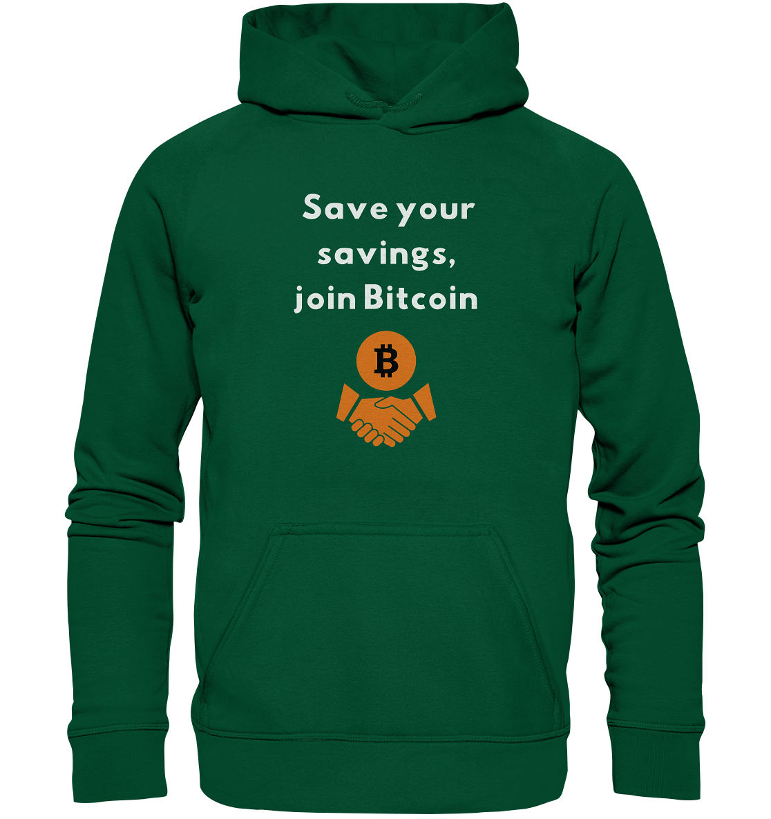 Save your savings join Bitcoin (Ladies Collection 21% Rabatt bis zum Halving 2024) - Basic Unisex Hoodie
