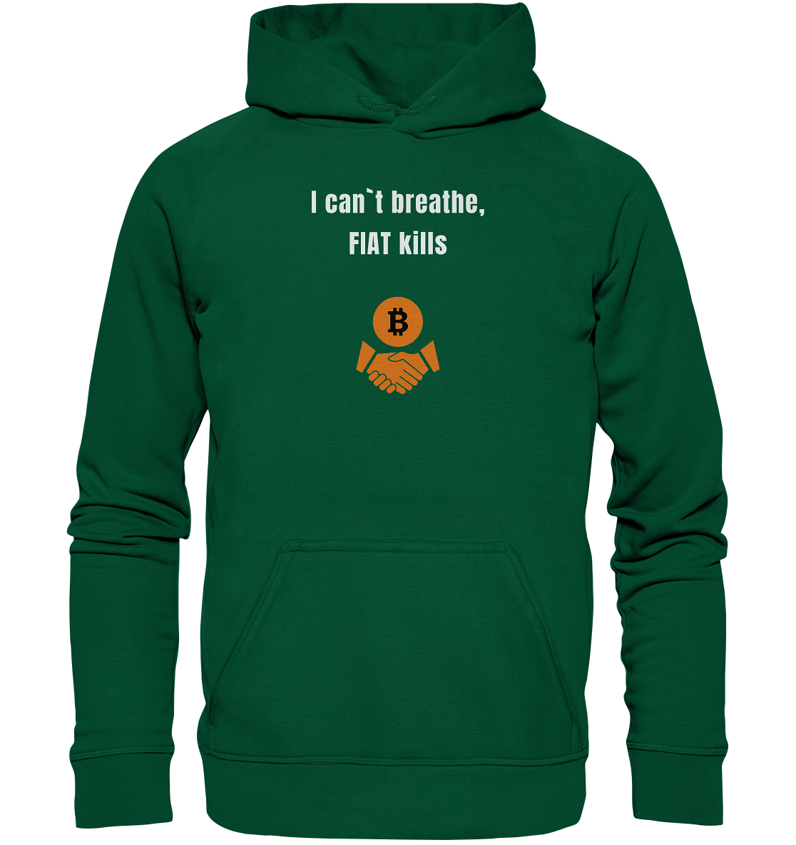 I can`t breathe, FIAT kills (Ladies Collection 21% Rabatt bis zum Halving 2024)  - Basic Unisex Hoodie