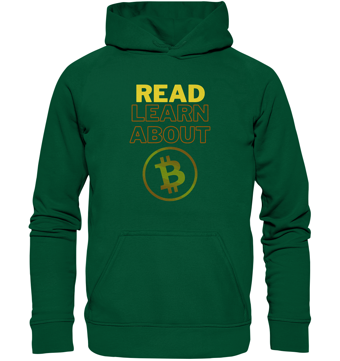 READ - LEARN ABOUT - BTC-Symbol - Basic Unisex Hoodie