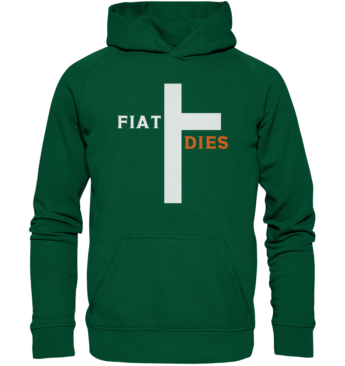 FIAT DIES (weiss / orange) - Ladies Collection - Basic Unisex Hoodie