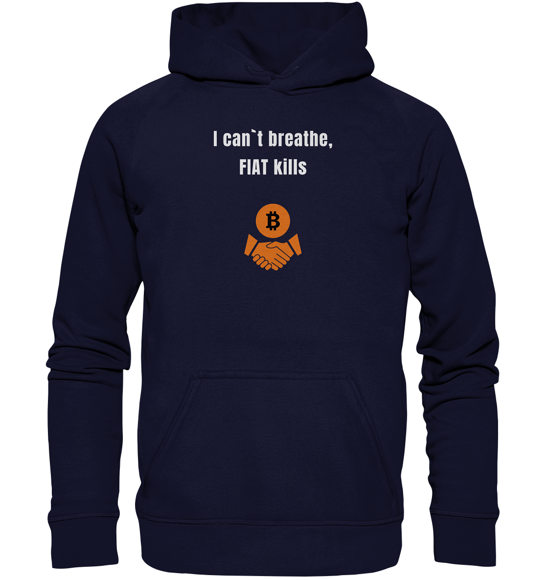 I can`t breathe, FIAT kills (Ladies Collection 21% Rabatt bis zum Halving 2024)  - Basic Unisex Hoodie