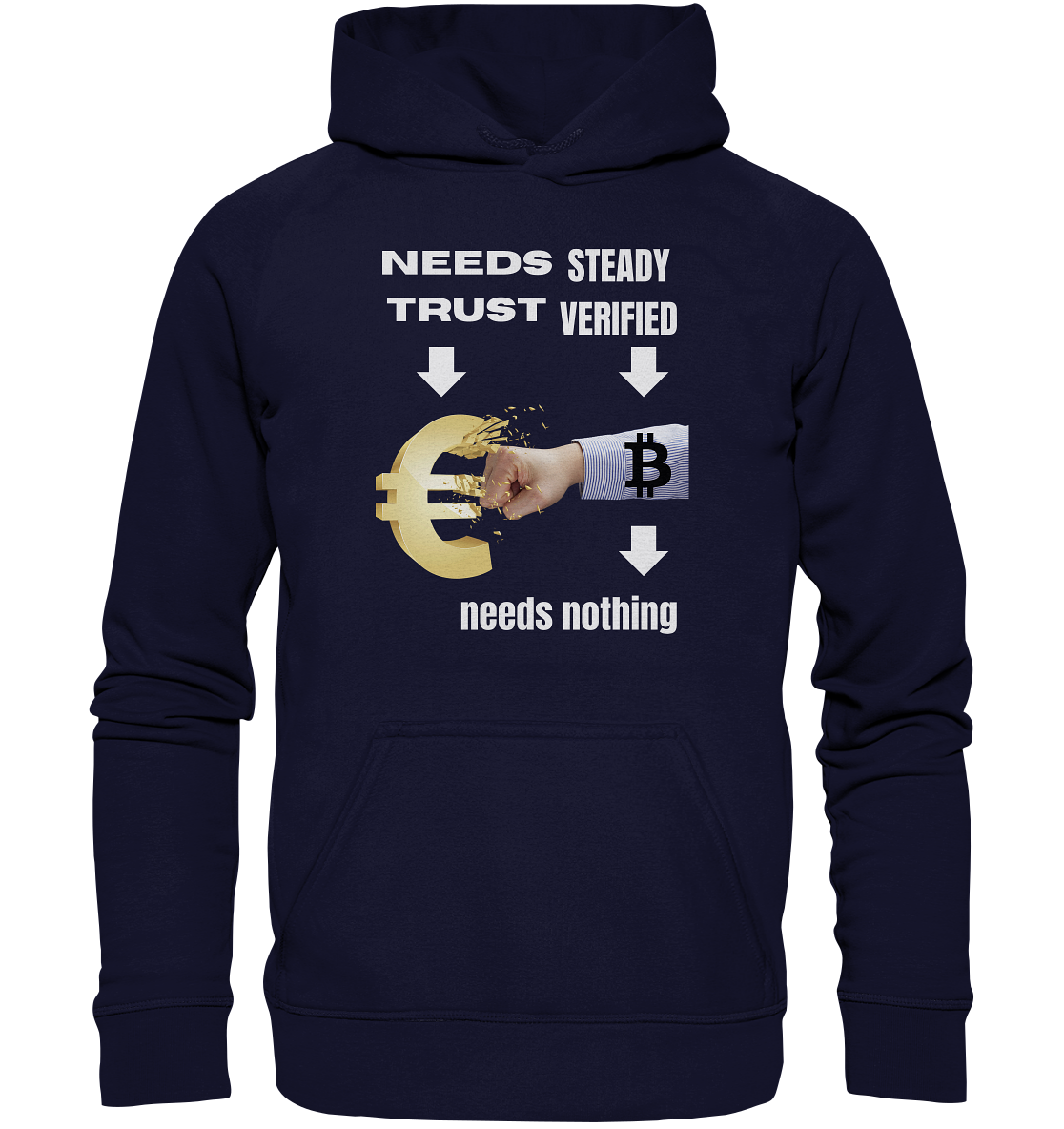 Needs TRUST / Needs NOTHING - Basic Unisex Hoodie