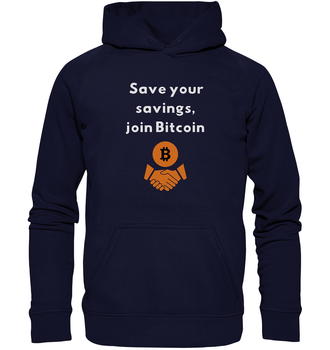 Save your savings join Bitcoin (Ladies Collection 21% Rabatt bis zum Halving 2024) - Basic Unisex Hoodie