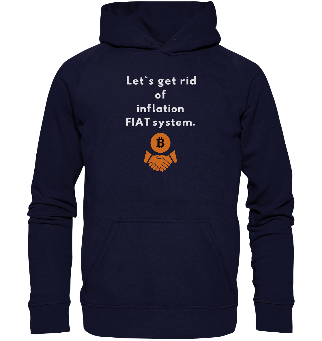 Let`s get rid of inflation FIAT system (Ladies Collection 21% Rabatt bis zum Halving 2024) - Basic Unisex Hoodie