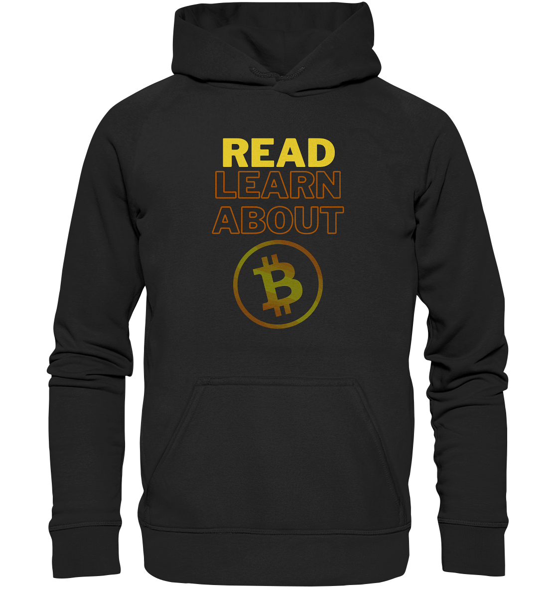 READ - LEARN ABOUT - BTC-Symbol - Basic Unisex Hoodie
