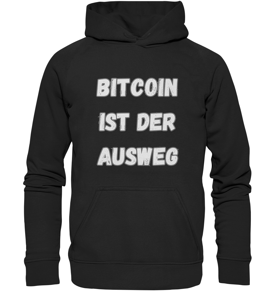 BITCOIN IST DER AUSWEG - Basic Unisex Hoodie