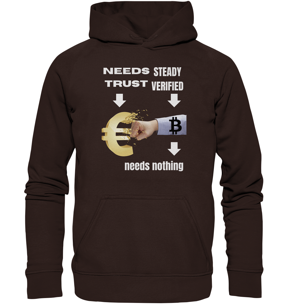 Needs TRUST / Needs NOTHING - Basic Unisex Hoodie
