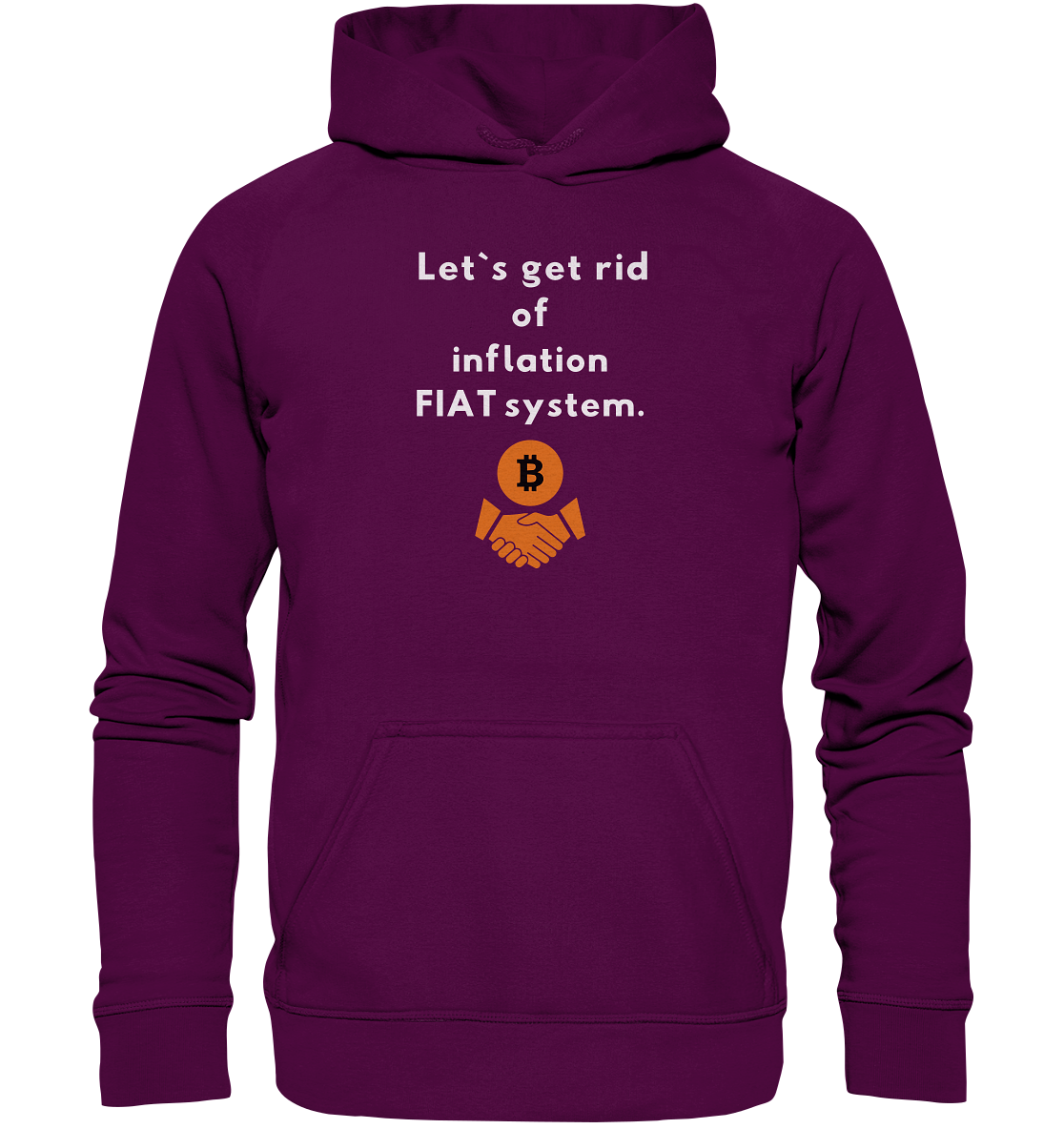 Let`s get rid of inflation FIAT system (Ladies Collection 21% Rabatt bis zum Halving 2024) - Basic Unisex Hoodie