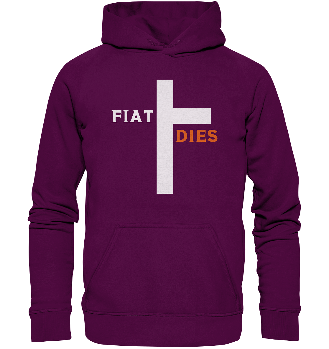 FIAT DIES (weiss / orange) - Ladies Collection - Basic Unisex Hoodie
