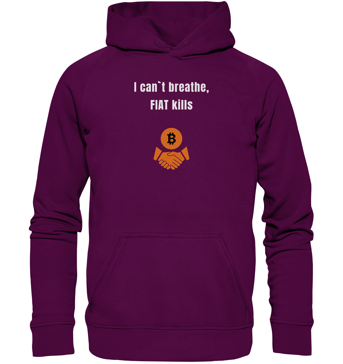 I can`t breathe, FIAT kills (Ladies Collection 21% Rabatt bis zum Halving 2024)  - Basic Unisex Hoodie