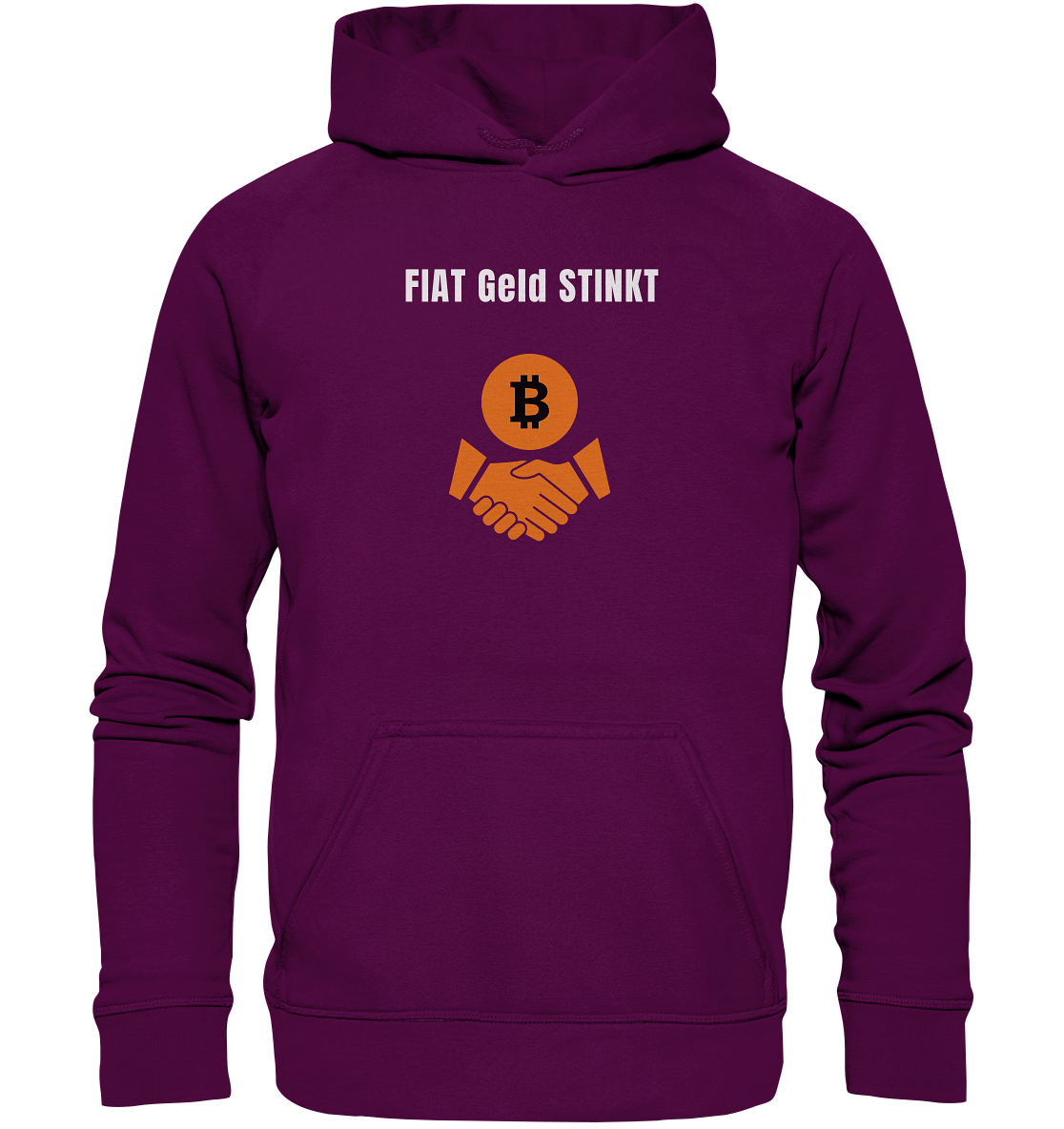 FIAT Geld STINKT (Ladies Collection 21% Rabatt bis zum Halving 2024) - Basic Unisex Hoodie