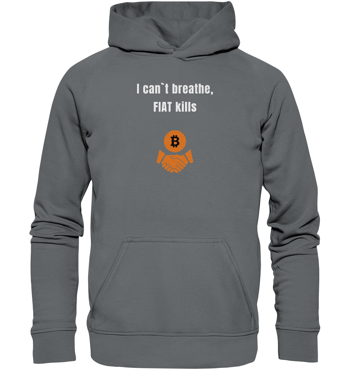 I can`t breathe, FIAT kills (Ladies Collection 21% Rabatt bis zum Halving 2024)  - Basic Unisex Hoodie