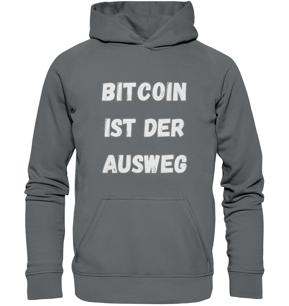 BITCOIN IST DER AUSWEG - Basic Unisex Hoodie