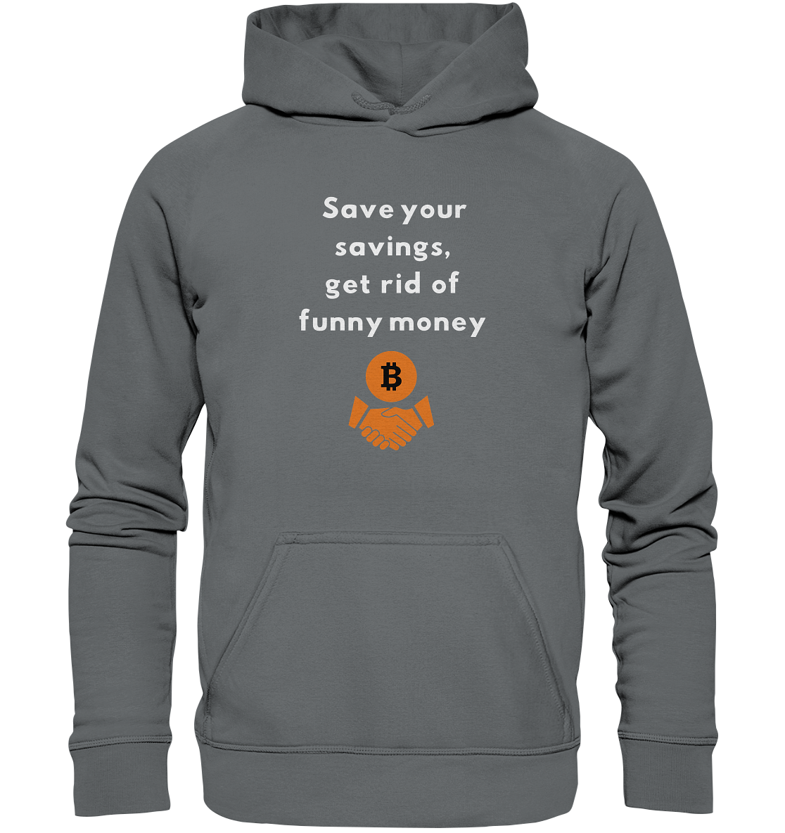 Save your savings, get rid of funny money (Ladies Collection 21% Rabatt bis zum Halving 2024) - Basic Unisex Hoodie